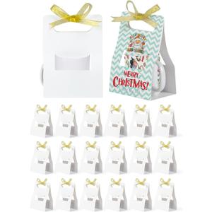 PYD Life 20 Pack 11 OZ Sublimation Mugs Blanks Gift Boxes Bulk Matte White 5.5" x 3.3" x 7.7" with Golden Ribbon for Heat Press Transfer