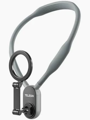 Artman Magnetic Neck Mount for Phones, HandsFree Phone Holder for Recording, Adjustable Chest Mount for GoPro DJI Insta360, POV Phone Holder Compatible with iPhone 16 15 14 13 12 Series and Android