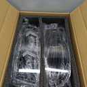 Switchback White & Amber LED Front Bumper Fog Light DRL Amber Sequential Turn Signal Light Feature Compatible with Lexus GX470 2003-2009,Replace OEM Fog Light,81211-60160, 81221-60080