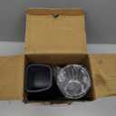 KEOUKE Rotary Cheese Grater Hand Crank Transparent - Shredder Slicer Grinder 3 Stainless Steel Blades, Stable Suction, Labor-Saving Handle, Safe Kitchen Tool for Cheese, Vegetable, Nuts, Chocolate (3 IN 1, Dark Grey SP)