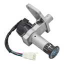 Motorcycle Ignition Switch Key Set Kit Compatible with GY6 125cc 150cc Moped Scooter 4 Pin Plug Chinese Scooter Parts