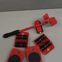 Mr Hercules Furniture Lift Mover Tool Set,Furniture Lifter Tool with Lifting Lever & 4 Wheels,Heavy Furniture Moving Sliders Appliance Rollers Heavy Duty Mover Dolly Sliders Tool Furniture Lifter