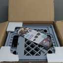 CleverMade Collapsible Milk Crate 25L (6.6 Gal) 3 Pack, 50 lb Capacity Heavy Duty Folding Crate  Stackable Storage Crates with File Rails, Plastic Collapsible Crates - Stone