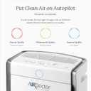 AIRDOCTOR AD3500 Smart App Air Purifier. Cleans Bedrooms, Large Rooms Up to 2,520 ft2. Remove Allergens, Smoke, Dust, Mold, Pet Hair, Odors, Pollen. Hospital-Grade UltraHEPA, Premium Carbon Filtration