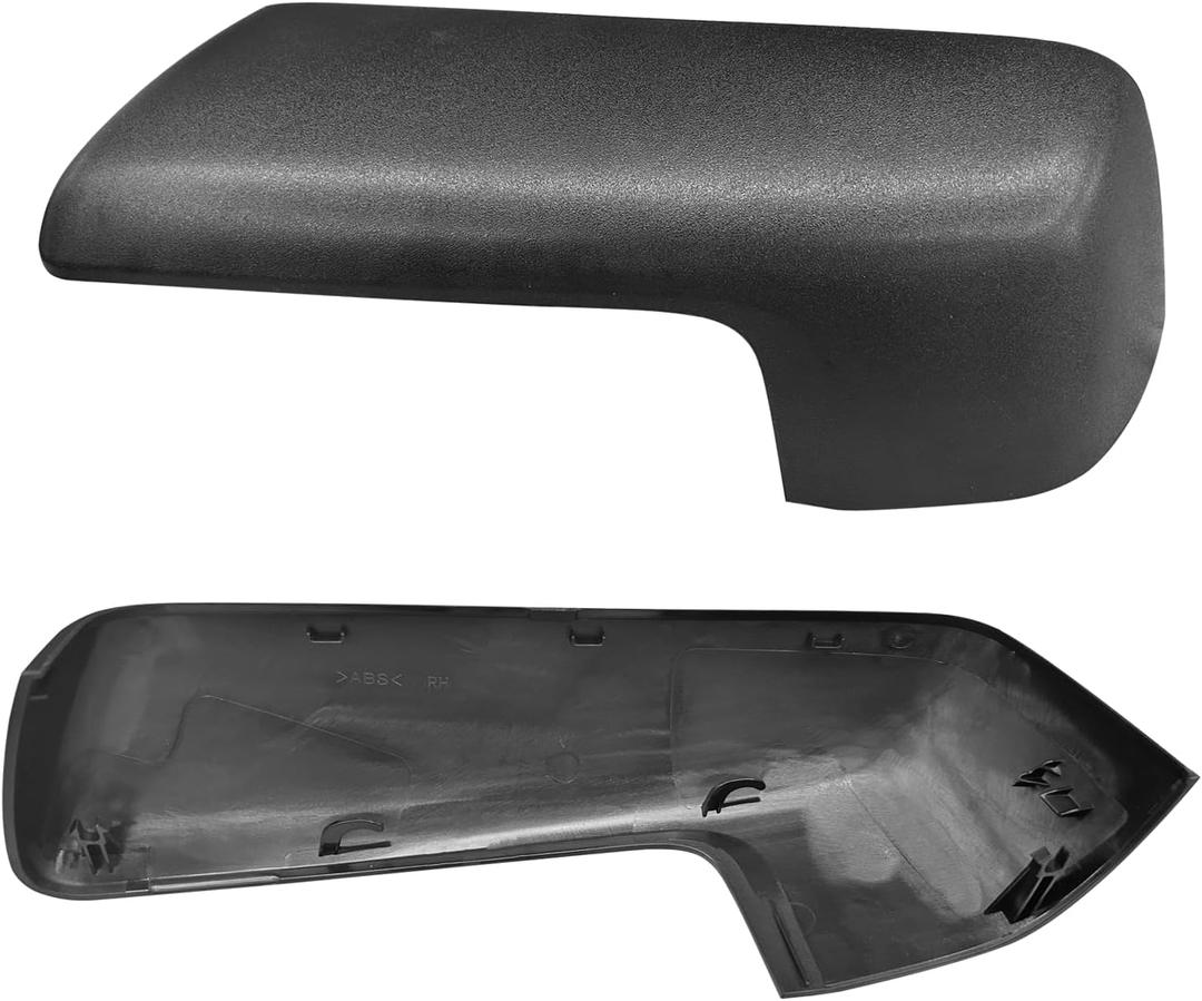 Moonlinks Compatible with 2019-2025 Chevy Silverado 1500 GMC Sierra 1500 Side Mirror Cover,Textured Black LH & RH Side Door Exterior Rearview Mirror Cap Trim for Silverado 1500(1 Pair