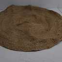 Savi Home Hand Woven Jute Braided Rug, 3' Round - Natural, Reversible Area Rugs for Living Room, Farmhouse, Kitchen, Handcrafted 3 Feet Round Area Rugs - Natural (Natural Rnd)