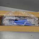 Lovppy Heated Bird Baths for Outdoors for Winter, 100W Heated Bird Bath Water Heater with Thermostatically Controlled, Heated Bird Bath for Deck Railing Outside Garden Patio Yard (Blue)