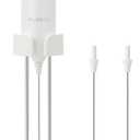 Rechargeable Milk Frother Handheld, Coffee Frother Handheld with USB-C Charging Stand, Electric Drink Mixer Handheld, Mini Electric Whisk Frother for Coffee, Matcha, etc (Blizzard White)