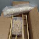 Queekay 100 Disposable Wood Cones for Food with 2 Pcs 12 Holes Charcuterie Cones Holder Stand Ice Cream Cone Display Stand 100 Fancy Toothpicks for Appetizers Catered Events Wedding Buffets Parties