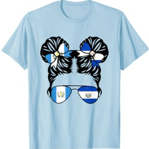 Half Guatemalan Half Salvadoran Girl Guatemala Kids Heritage T-Shirt