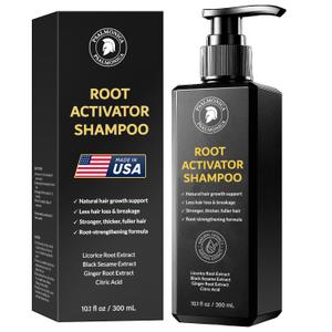 Root Activator Shampoo for Men - Hair Growth Shampoo for Hair Loss and Thinning Hair - Hair Loss RegrowthTreatments for Women Men (10.1 Fl Oz (Pack of 1))