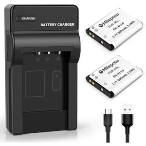 2 Pack EN-EL19 Battery (900 mAh) and USB Charger Compatible with Nikon A100, Coolpix S33,S100 S2800 S3200 S3300 S3500 S3600 S4100 S4200 S4300 S5200 S5300 S6500 S6600 S6800 S6900 S7000 Camera