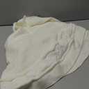 KCFESTIHUE Christmas Tree Skirt, 48 Inch Rustic Holiday Decorations with Cable Knit Pattern, Thick Knitted Christmas Skirt for Farmhouse Holiday Decor, White