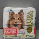 Paw Inspired 32ct Disposable Dog Diapers | Female Dog Diapers Ultra Protection | Diapers for Dogs in Heat, Excitable Urination, or Incontinence (Medium Plus)