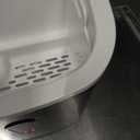 Nugget Ice Maker Countertop with Handle, Ready in 6 Mins, 34lbs Per Day, Removable Top Cover, Auto-Cleaning, Portable Sonic Ice Maker with Basket and Scoop, for Home/Party/RV/Camping (Black) 