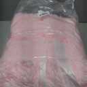 BENRON Baby Pink Throw Blankets, Soft Shaggy Plush Sherpa Blankets, Cozy Lightweight Fluffy Faux Fur Blankets for Bed Couch Sofa Washable, 60"x80"