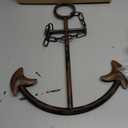 WALL CHARMERS 16" Cast Iron Metal Anchor Wall Decor (Rustic)