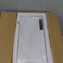 Vehipa Fish Tank 2.4 Gallon Aquarium Kit with Humidifier 7-Color Auto-Looping 3 in 1 Quiet Pump with Filteration & Oxygenation & Circulation, Temperature Display, HD Glass (White)