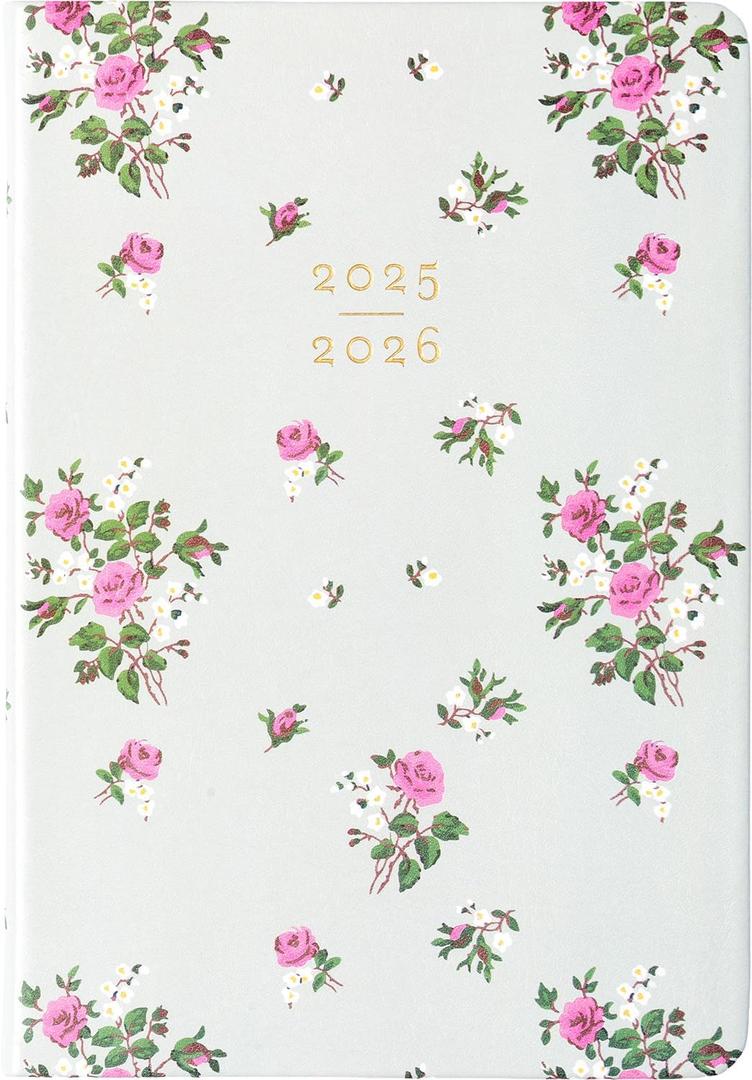 2025-2026 Laura Ashley 18 Month Bound Planner, Monthly & Weekly Pages (5.25 x 7.75" - July 2025 - Dec 2026) (Spring Bloom)