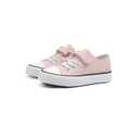 ANTLULU Boys and Girls Canvas Kid Shoes Adjustable Design Fashion Casual Sneakers Pink