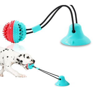 Askhald Dog Toys Chew Toys for Aggressive chewers, Puppy Training Treats Teething Rope Toys for Boredom Dog Puzzle Treat Food Dispensing Ball Toys for Puppies Teething (Blue)