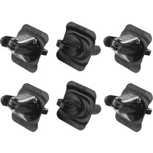 Tie Down Anchor for Truck Bed Rail System 23146899 6pcs Compatible with 2014-2025 Chevy Silverado/GMC Sierra 1500 2500 3500 Colorado Canyon Cargo Bed Accessories Parts (L6)