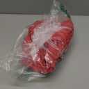 MIULEE Christmas Blackout Window Valance for Bedroom Kitchen Bathroom Living Room Darkening Rod Pocket Curtain Valance, Thermal Insulated Window Treatment 1 Panel, 52 x 18 Inches, Red