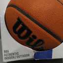 Wilson NBA 28.5" Basketball: Size 6, Composite Shell, Butyl Bladder, Outdoor Use
