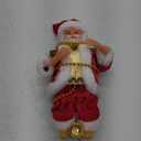 Electric Santa Climbing Rope Battery Operated Climbing Santa Claus, Climbs Up and Down, Christmas Decorations Christmas Tree Ornament Holiday Xmas Party Supplies Home Decor