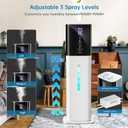 Humidifiers Large Room Bedroom with 7 Colors Light,Honovos 8L 2.1Gal Quiet Ultrasonic Cool Mist Topfill Humidifier with 360 Nozzle 3 Speed Humidistat Essential Oil Tray for Baby Home Plant Yoga Sleep