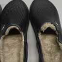 Men's Women's Lined Clogs Winter Waterproof Slippers Slip On Garden Shoes Non-Slip Home House Slipper Indoor Outdoor Mules with Soft Fleece Lining, Size 11.5