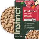 Instinct Freeze Dried Raw Meals Grain Free Dog Food, Dry, Freeze Dried, Raw, Beef Recipe, 25 oz (EXP 08/14/28)