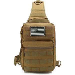 Tactical Sling Bag Backpack for Men Molle Shoulder Bag Pack Daypack Backpack for Hunting, Hiking, Traveling, Camping