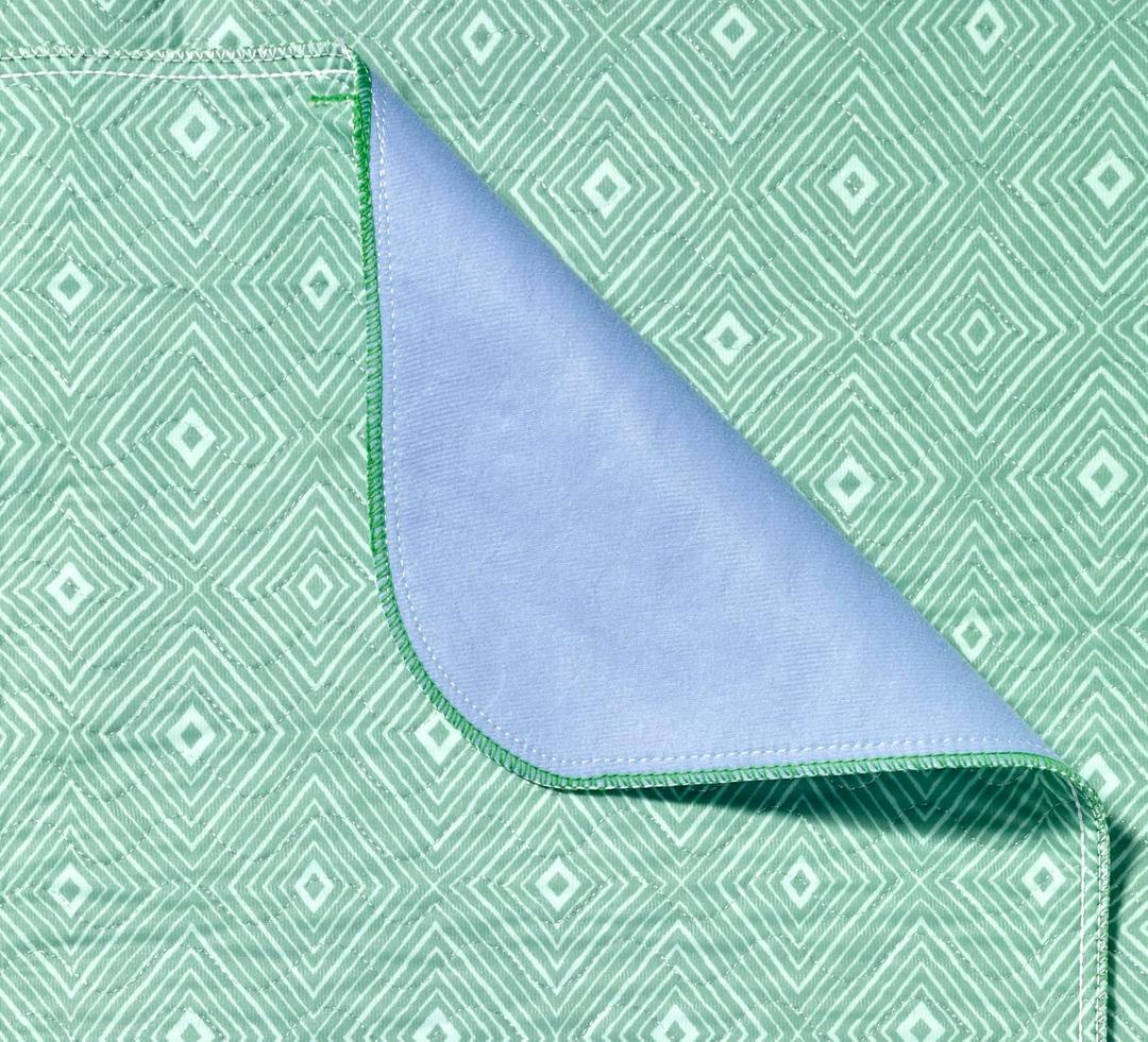 Beck's Classic Washable Underpads, 34 x 36 (4 Pk Diamond) - Heavy Absorbency Reusable Bedwetting Incontinence Pads for Kids, Adults, Elderly, Cats or Dogs- Waterproof Pad for Bed, Couch, Sofa, Floor