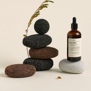 5PCS Original Design Natural Volcanic Rock Product Photography Background Prop Set for Cosmetics Jewelry Ornaments Makeup Skin Care Small Product