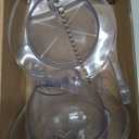 Toilet Flappers Replacement Compatible for GA715014-GEG1 (Transparent) 3 Inch with Stainless Chain and Hook - Reliable Toilet Flapper, Pack of 2