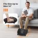 CILI Shiatsu FSA Foot Massager with Heat and Compression, Knead Rolling HSA Feet Massager for Neuropathy, Plantar Fasciitis, Remote Control, Up to Men Size 14", Christmas Gifts for Men Women