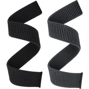 Abanen Hook and Loop Quick Dry 20mm Watch Band for Garmin Fenix 8 43mm / epix Pro 42mm / Fenix 7S/6S/5S, Woven Nylon Ultralight Sport Wristband Strap for Instinct 2S / Instinct E 40mm