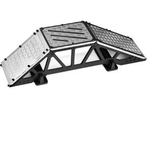 Obstacle Ramp Small Bridge Barricade Desktop Climbing Scenmce Props Stainless Steel for 1/10 1/8 1/12 1/18 Crawler TRX4 SCX10