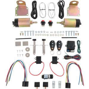 CARMOCAR Shaved Handle Door Popper Kit 2 Door Kit With Remote ONE SET 85 lb