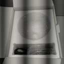 Vintage Wall Sconce 1-Light with White Striped Glass Globe Shade, Indoor Wall Mounted Lamp Fixture for Living Room Bedroom Kitchen Hallway (Black)