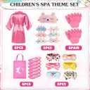 6 Set Teepee Tents Slumber Party Robes Bed,Basic,6 Pink