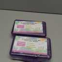 2 x Purple Hard Pencil Case Plastic Clear Pencil Box Crayon Box Organizer 1 Pack Office Supplies Storage Container Organizer Boxes for Pens Crayon School Stylish Art Office Supplies Storage Medium