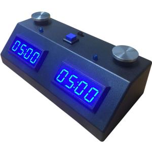 II Digital Chess Clock - Black/Blue