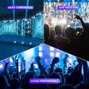 DJ Lights Stand 2 Pack, Heavy Duty DJ Stand, Portable Par Can Tripod Stage Light Stand Adjustable Height 41-95 Inch, DJ Lighting T Bar Suitable for Stages, Bar, Banquet, Party