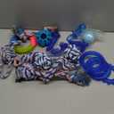 Beiker 20 Pack Puppy Chew Toys  Blue Dog Teething Toys for Puppies, Puppy Teething Rings and Ropes, Blue Rubber Toy Bundle for Small Dogs, Cute Interactive Dog Balls for Small Breed