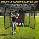 Golf Net, 11x8ft Golf Practice Hitting Net for Backyard Simulators