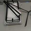 Mfacoy 3 Tier Serving Tray Set, 12" Tiered Serving Trays Platters, Reusable Serving Tray for Party, Collapsible Sturdier Stand with Stable Cross Bars, Serving Platters for Veggie, Fruit, Dessert