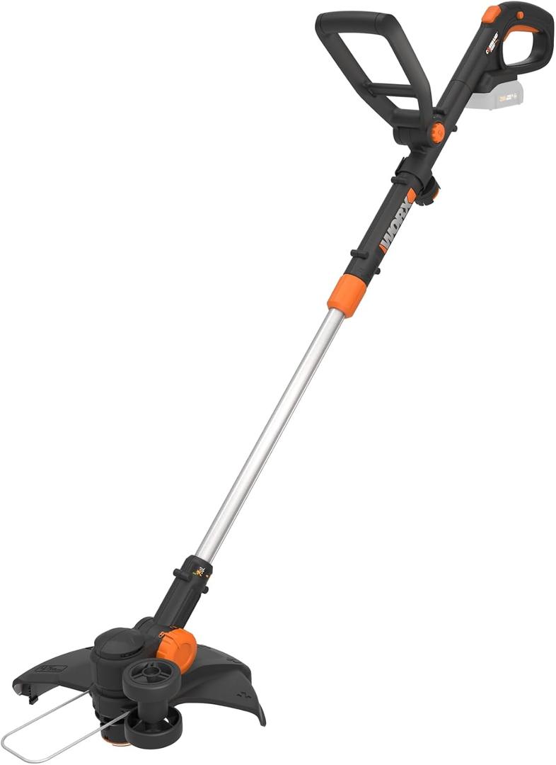 Worx 3 in 1 Cordless String Trimmer/Lawn Edger/Mini Mower, 12" Electric Weed Wacker with Command Feed, 20V Weed Eater with 4.6 LBS, Batteries & Charger Not Included, WG170.9