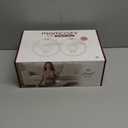 Momcozy M5 Hands-Free Wearable Breast Pump, Double-Sealed Flange for Baby-Like Comfort, 3 Modes & 9 Suction Levels, Portable Electric Pump  24mm, 2-Pack Quill Gray